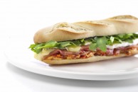 Fotografía de alimentos sandwich
