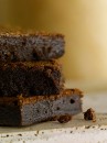 Food photography chocolate brownie