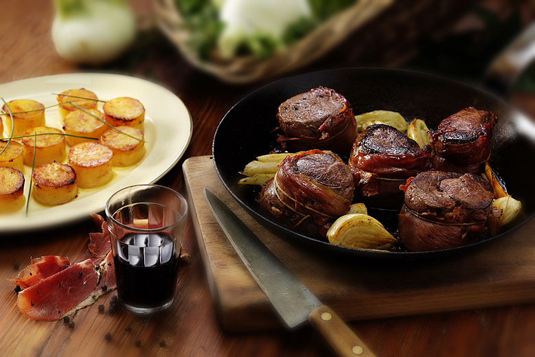 Fillet Steak Bacon Rodrigo Ginzuk Gastronomy Photography