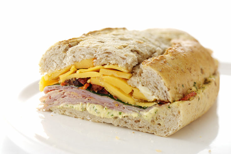 Fotografía de alimentos sandwich