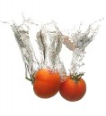 Splash food photography tomatoes